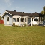 Baksidan av huset